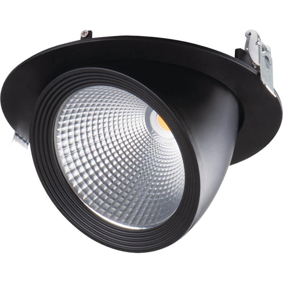 Kanlux, Wandleuchte + Deckenleuchte, Downlight, Einbauleuchte HIMA LED Schwarz 22844 (3670 lm)