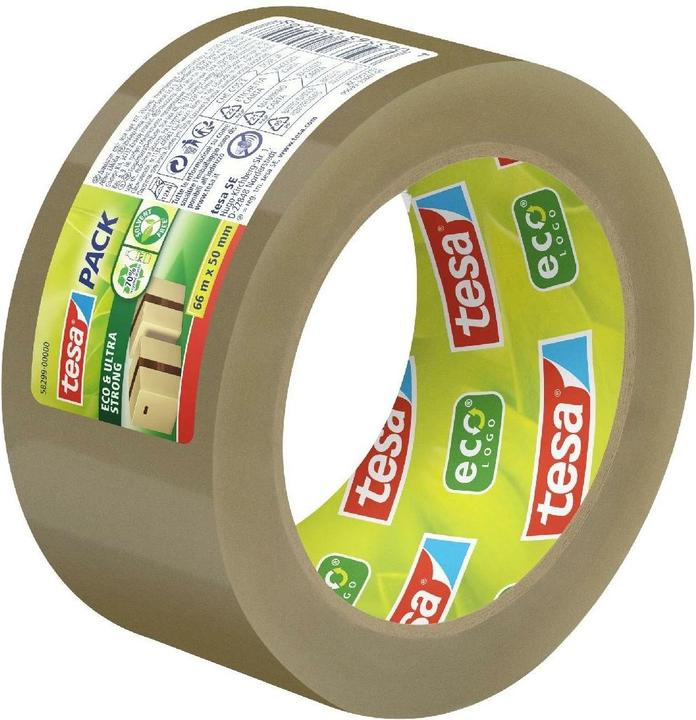 Image du produit tesa tesapack® Eco & Ultra Strong Ruban adhésif pour paquets 66m:50mm, sans solvants (50 mm)