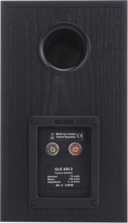 Produktbild Canton GLE 420.2, Kompaktlautsprecher, 130 Watt, Schwarz (1 Paar, 130 W)