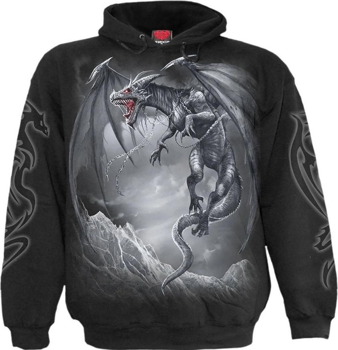 Immagine prodotto Spiral Dragon's Cry Felpa con Cappuccio Adulto Unisex (M)