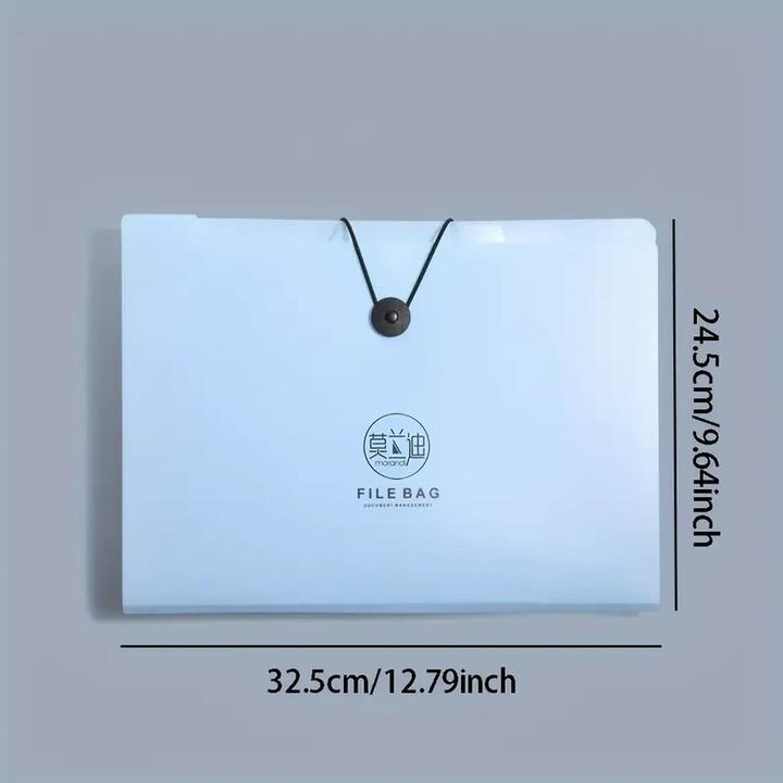 Image du produit ASMI Aktenmappe A4 – Erweiterbare Fächermappe mit 8 Fächern (A4)