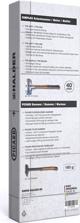 Actual product image Halder Dreamteam Tiler (525 g)