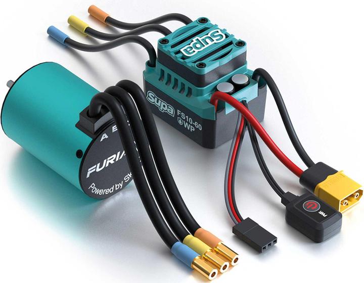SkyRC Supa Brushless Combo 60A 3100kV für 1/10