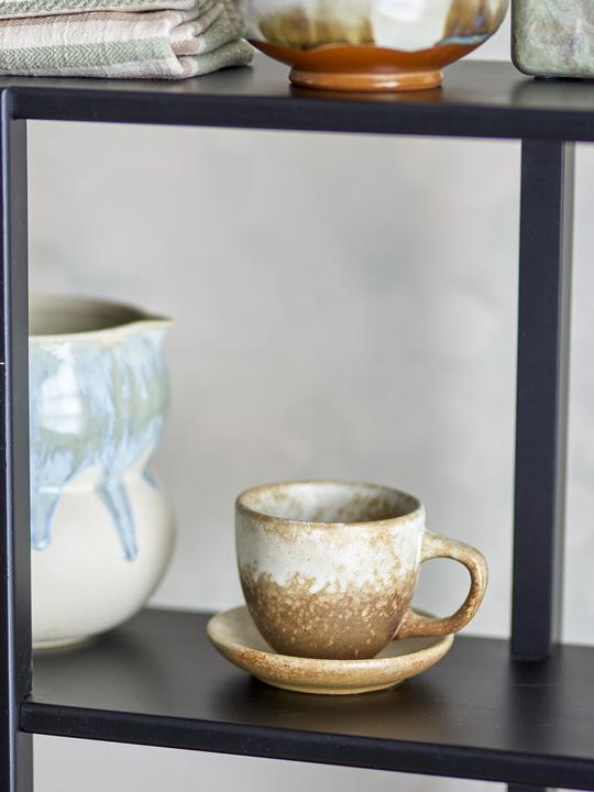 Image du produit Bloomingville - Brenta Cup with Saucer - Nature (1 x)