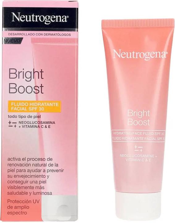 Produktbild Neutrogena BRIGHT BOOST Hydrating Fluid 50ml (Sonnencreme Gesicht, SPF 30, 50 ml)