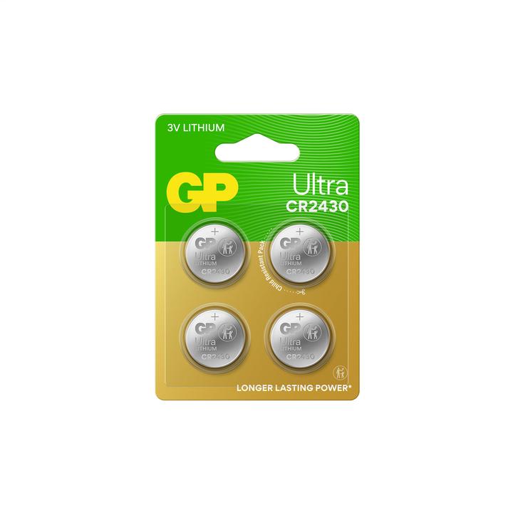 Actual product image GP Batteries 4 GP button cells CR2430 3.0 V (4 pcs., CR2430, 275 mAh)