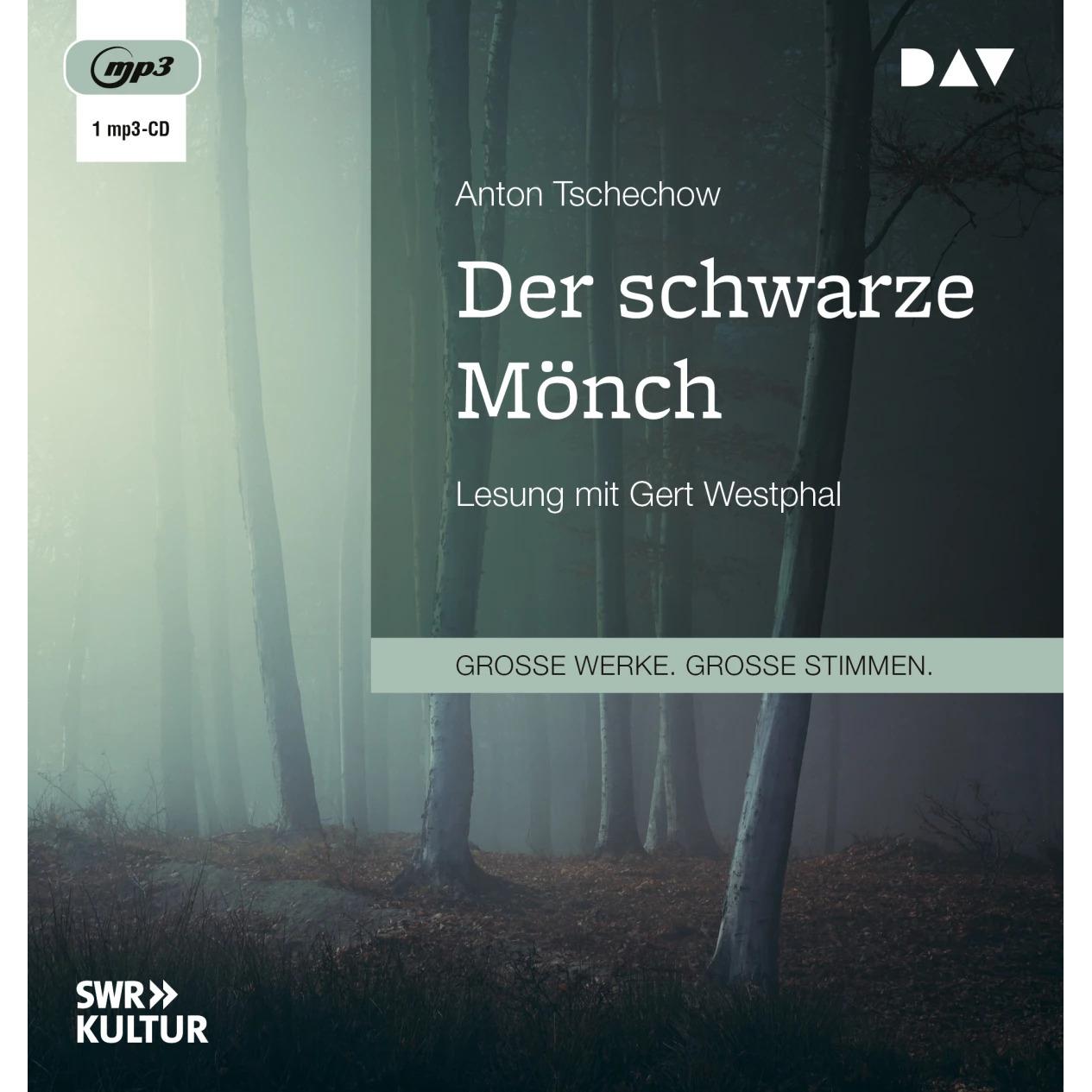 Thumbnail - Der schwarze Mönch, Hörbücher von Anton Tschechow, Gert Westphal, Johannes von Guenther