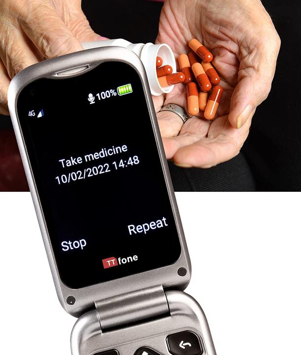 Actual product image TTfone TT970 Whatsapp 4G Touchscreen Senior Big Button Flip Mobile Phone (2.80", 4G)