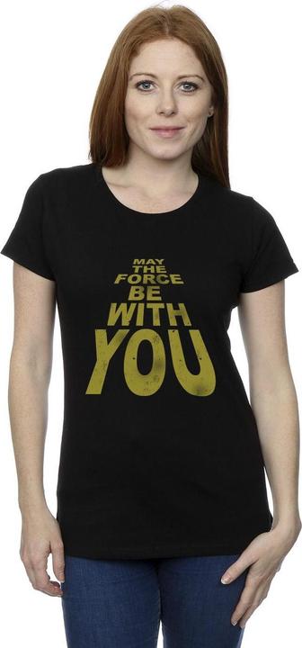 Image du produit Star Wars - T-shirt MAY THE FORCE BE WITH YOU - Femme (M)