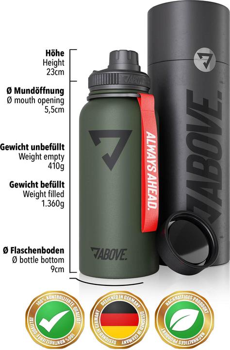 Produktbild Above Edelstahl Thermosflasche (0.95 l)