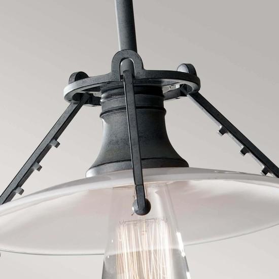Actual product image Elstead Lighting Urban Renewal pendant light E27 Weathered zinc (E27)