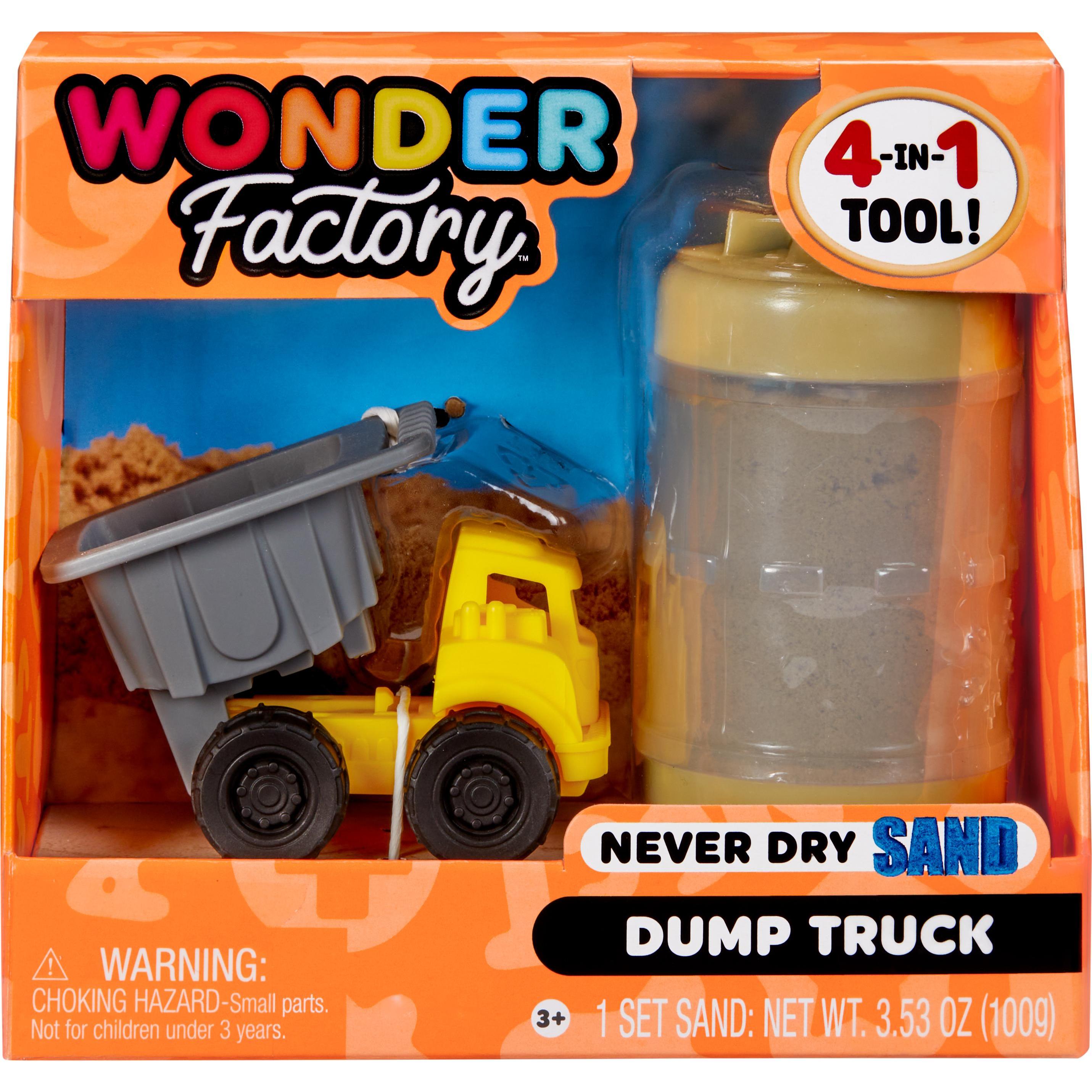 MGA Wonder Factory Never Dry Sand - Hellbraun + LKW