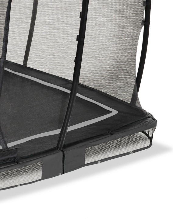 Produktbild Exit Allure Classic Bodentrampolin 244x427cm - schwarz (266 cm)