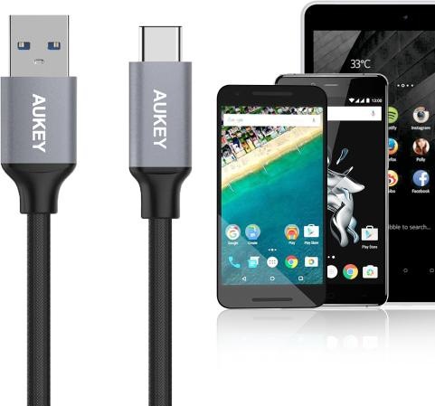Produktbild Aukey USB A– USB C (1 m, USB 3.0)
