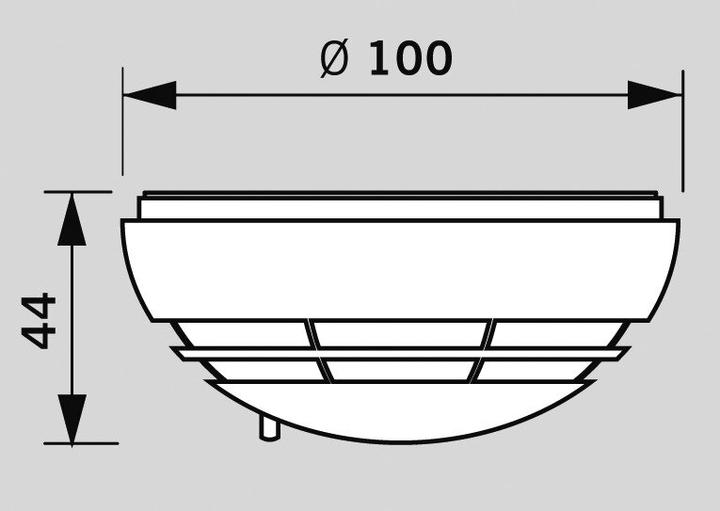 Actual product image Dormakaba Smoke detector RM-N in Contur design