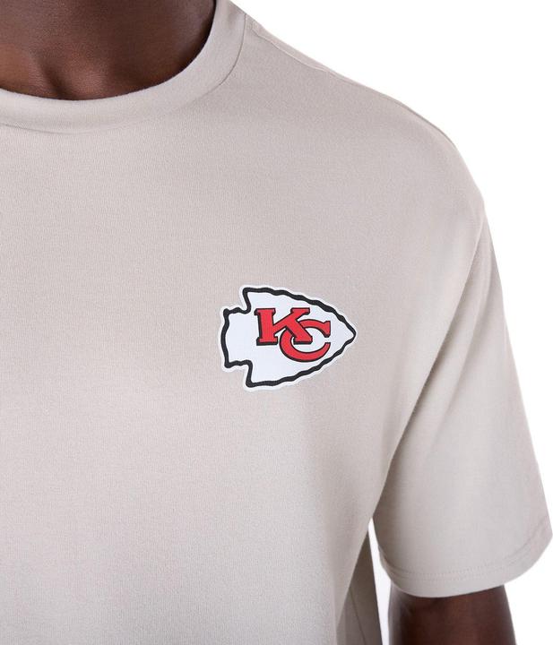 Actual product image New Era NFL Shirt - BACKPRINT Kansas City Chiefs stone - XL (XL)