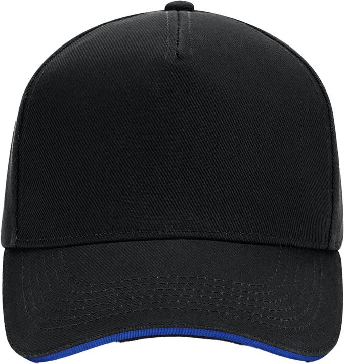 Actual product image Beechfield 5 Panel Sandwich Peak Baseball Cap (One size)