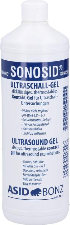 Asid Bonz Ultrasound gel 1000 ml bottle, 1000 ml GEL