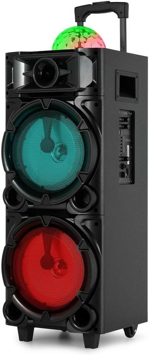 Actual product image Fenton Karaoke set - LIVE290 Party speaker met microfoons en discolamp - Met Bluetooth
