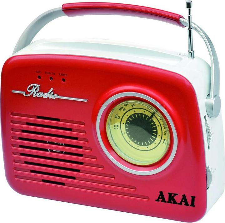 Produktbild Akai Professional APR-11RRED radio Portable Analog Red (FM, AM, Bluetooth)