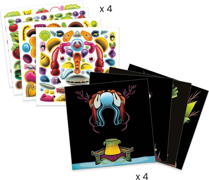 Actual product image Djeco Inspired by Giuseppe Arcimboldo - Spring vegetables