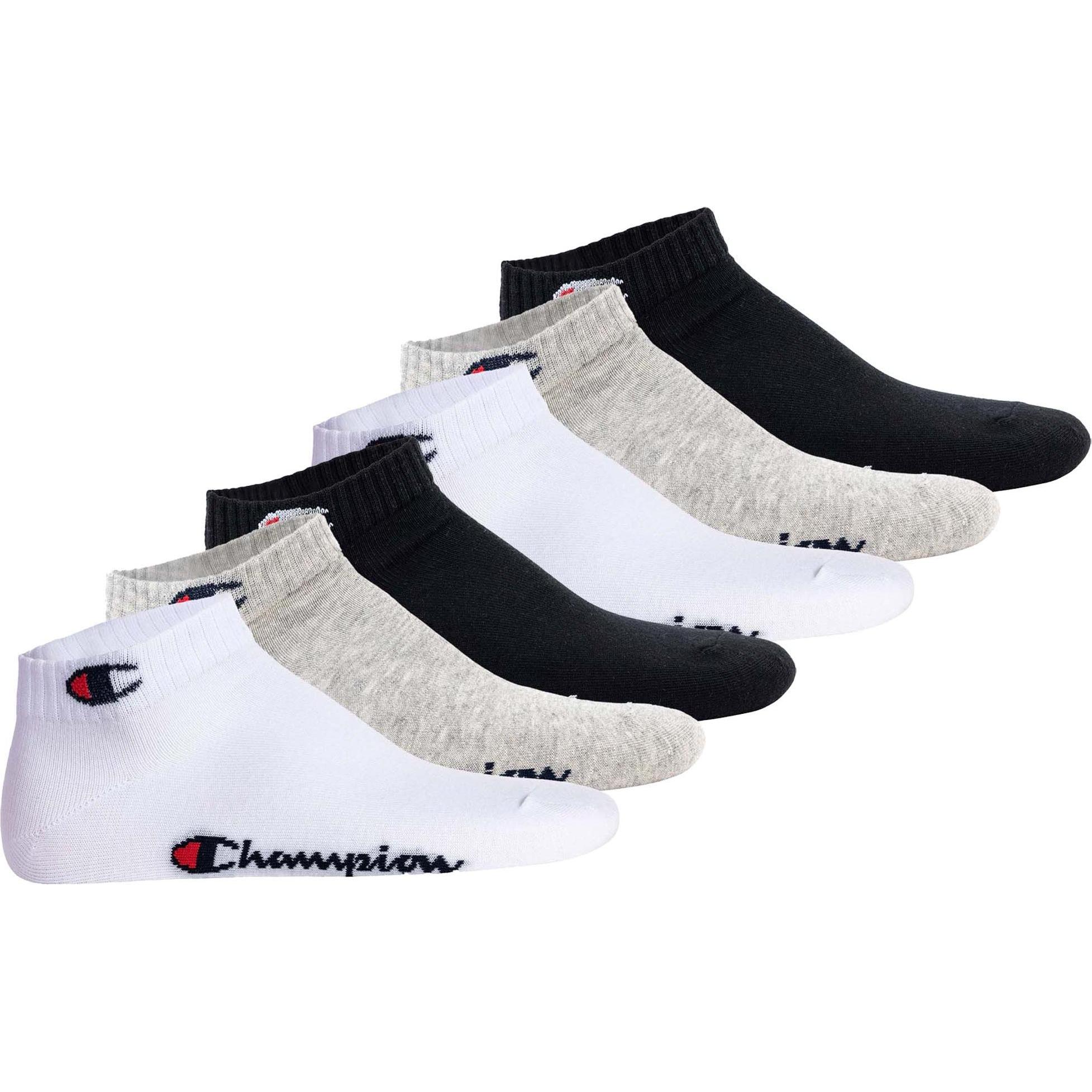 Champion, Herren, Socken, Core Socks Quarter, Mehrfarbig, (6er Pack, 43 - 46)