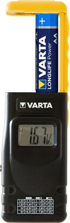 Actual product image Varta LCD Digital Battery Tester