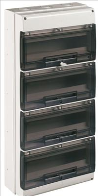 Scame Petit tableau de distribution AP IP66 64 modules