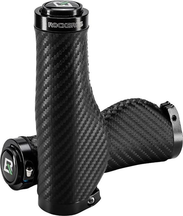 Produktbild Rockbros Bike Grips Twisted Ergonomic Anti-Slip Grips - Black