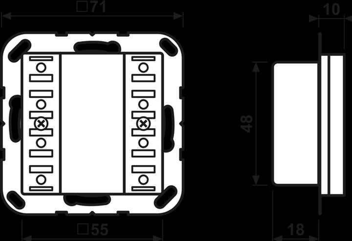 Produktbild JUNG A 52941 ST KNX Tastsensor-Modul