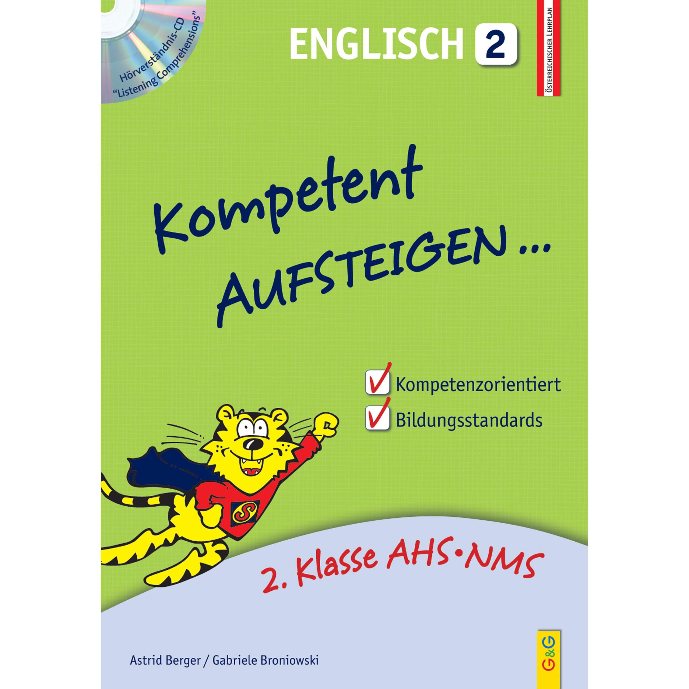 Kompetent Aufsteigen Englisch 2. Klasse. mit Hörverständnis-CD, Schulbücher von Astrid Berger, Gabriele Broniowski
