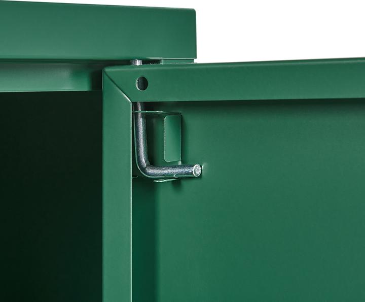 Image du produit Beliani Buffet vert 2 portes URIA (100 x 40 x 65 cm)