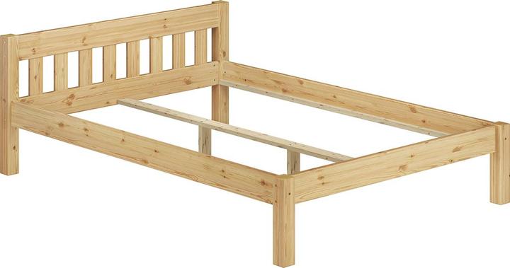 Produktbild Erst-Holz Einzelbett Bettrahmen 120x200 Futonbett Kieferbettgestell Massivholz natur Rollrost 60.38-12 (120 x 200 cm)