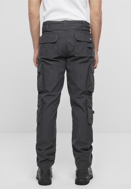 Actual product image Brandit Pure slim fit outdoor trousers size S colour anthracite (S)