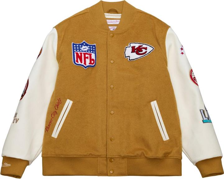 Mitchell & Ness Varsity Jacke DUSTED Kansas City Chiefs - M