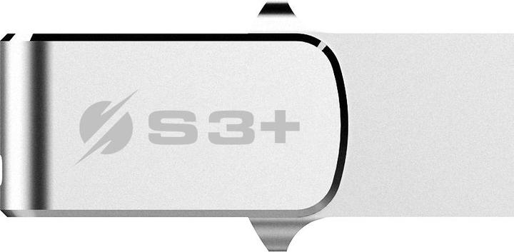 Image du produit S3Plus S3+ Pen Drive Steel Clé USB 64 Go USB Type-A / USB Type-C 3.2 Gen 1 (3.1 Gen 1) Inox st (64 Go, USB-A, USB-C)