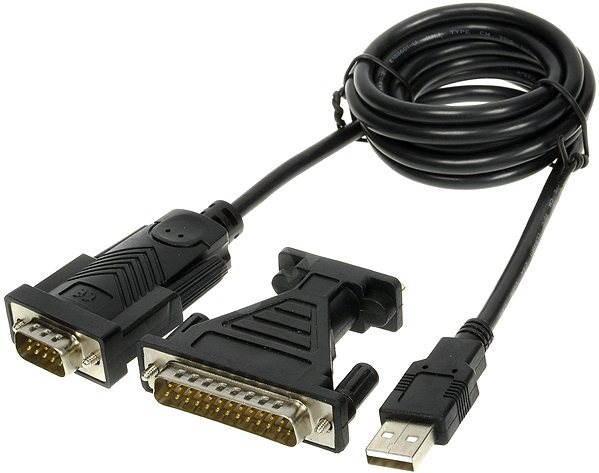 Produktbild PremiumCord USB-A - RS-232 USB cable, black (ku2-232) (1.50 m)