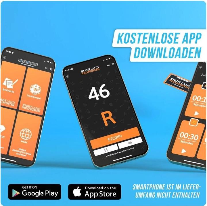 Produktbild Denkriesen Stadt Land Vollpfosten - A4 Block Silvester Edition (d) (Deutsch)