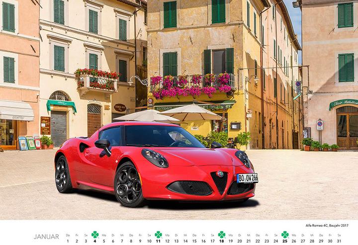 Produktbild Alfa Romeo Kalender 2026 (47,5 x 33 cm)