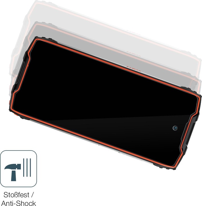 Actual product image Dipos Anti-Shock Screen Protector Clear (1 Piece, Blackview BV9300)