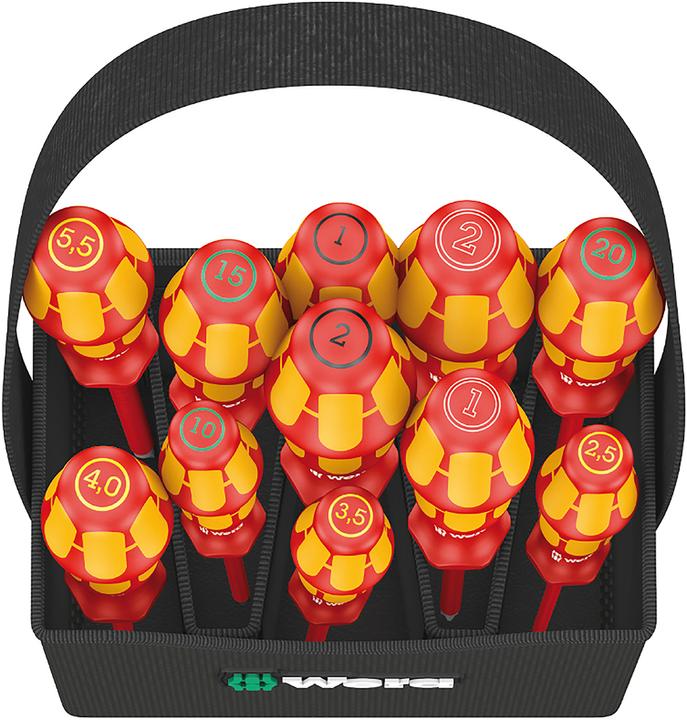 Immagine prodotto Wera Kraftform 2go 100 (Viti con testa a intaglio, Torx (TX), Cacciavite a croce PZ, Fessura croce Phillipps (PH))
