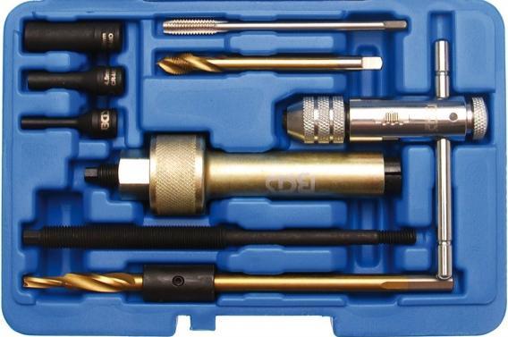 Actual product image BGS Glow Plug Removal Tool Kit M9 9 pcs.