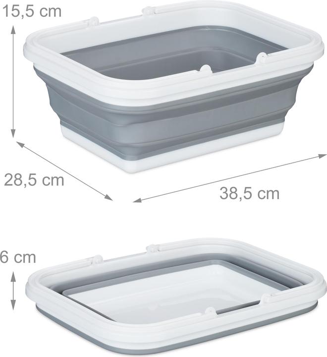 Image du produit Relaxdays Bacinella pieghevole