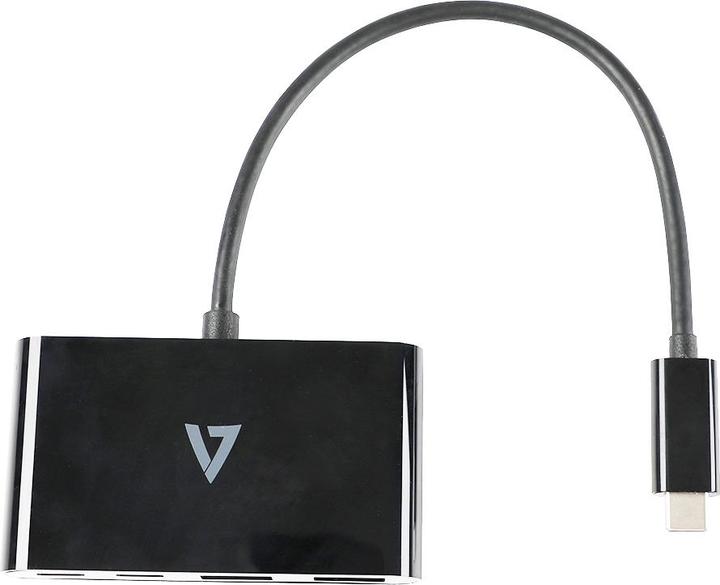 Produktbild V7 USB-C to 4IN1 HUB PORT ADAPTER (USB-C, 4 Ports)