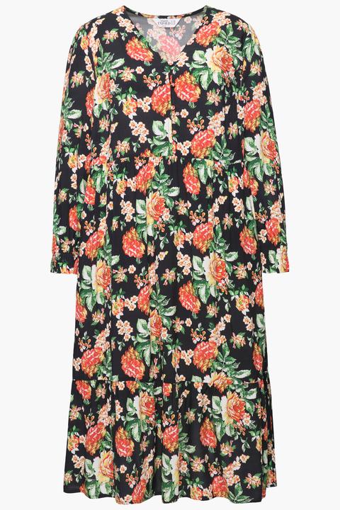 Produktbild Studio Untold Kleid, A-Line, Flower Print, Langarm (54)