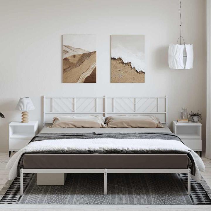 Produktbild vidaXL Metall Bettgestell (193 x 203 cm)