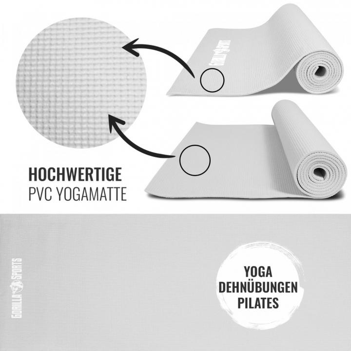 Immagine prodotto Gorilla Sports Tappetino da yoga (5 mm)