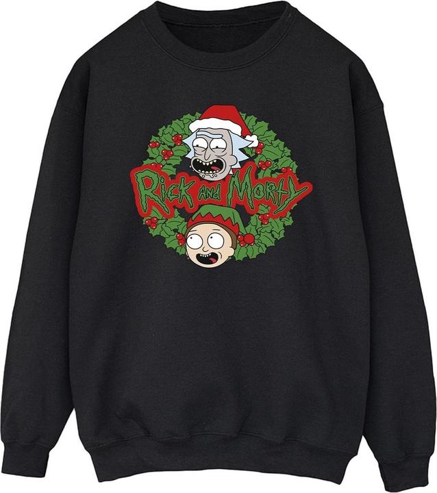 Immagine prodotto Rick And Morty Christmas Wreath Felpa Uomo (XL)