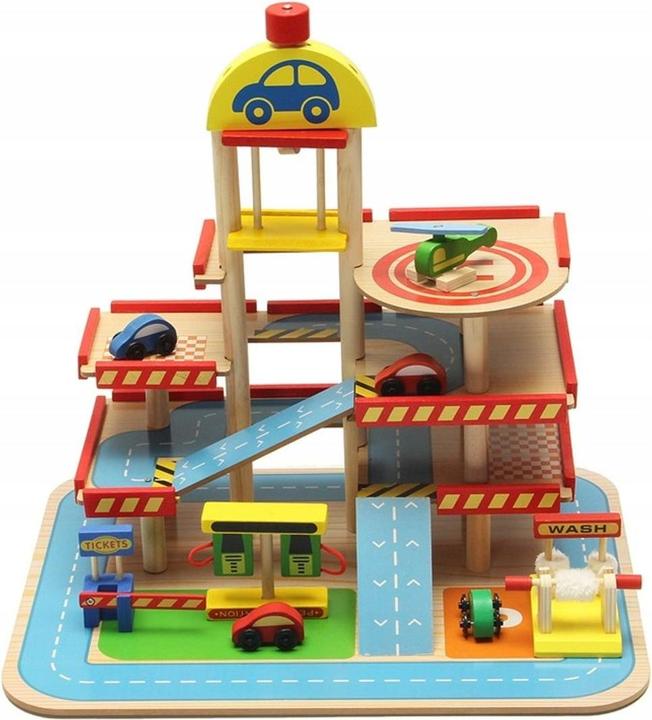 Actual product image Kruzzel Garage with parking spaces