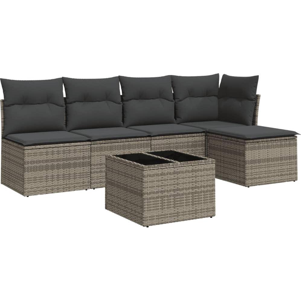 VidaXL, Gartenlounge, 10-tlg. Garten-Lounge-Set mit Kissen